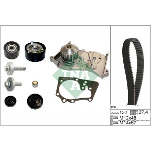 Water Pump & Timing Belt Kit INA 530063930