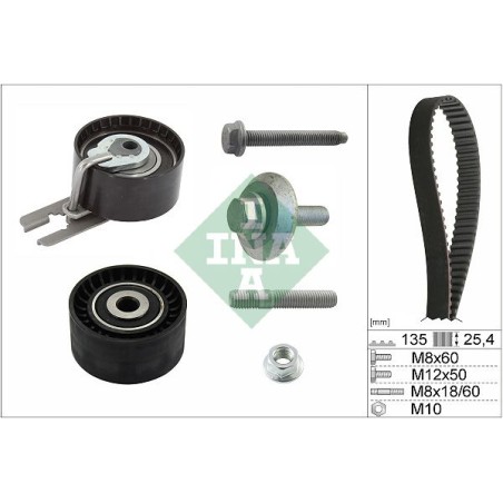 Timing Belt Kit INA 530036910