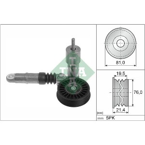 Belt Tensioner, V-ribbed belt INA 534001410