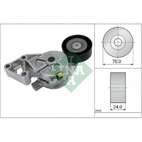 Belt Tensioner, V-ribbed belt INA 534013230