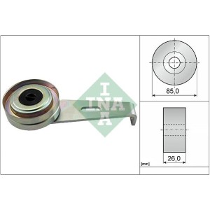 Tensioner Pulley, V-ribbed belt INA 531009710