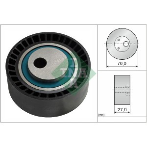 Tensioner Pulley, V-ribbed belt INA 531014810