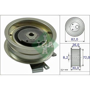 Tensioner Pulley, timing belt INA 531020320