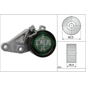 Tensioner Pulley, timing belt INA 531058610