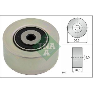 Tensioner Pulley, V-ribbed belt INA 531055010