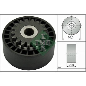 Tensioner Pulley, V-ribbed belt INA 531074410