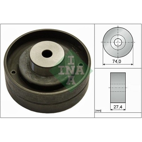 Deflection/Guide Pulley, timing belt INA 532005110