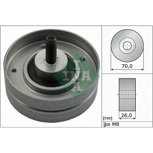 Deflection/Guide Pulley, V-ribbed belt INA 532052410