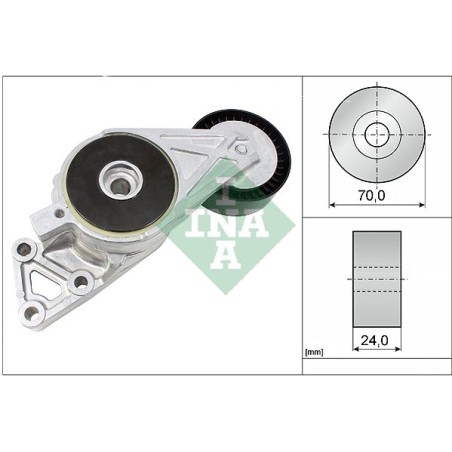 Belt Tensioner, V-ribbed belt INA 533007630