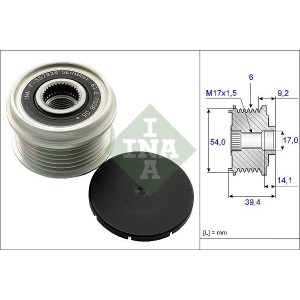 Alternator Freewheel Clutch INA 535015110