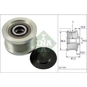 Alternator Freewheel Clutch INA 535017310