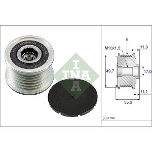 Alternator Freewheel Clutch INA 535008610