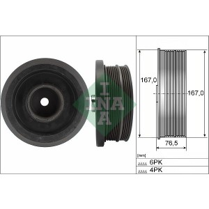 Belt Pulley, crankshaft INA 544008210