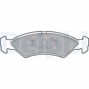 Brake Pad Set, disc brake DELPHI LP351