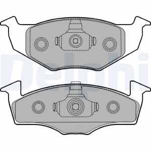 Σετ τακάκια, δισκόφρενα DELPHI LP1249