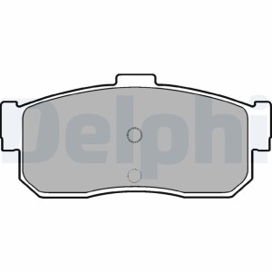 Brake Pad Set, disc brake DELPHI LP975