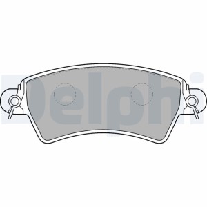 Brake Pad Set, disc brake DELPHI LP1517