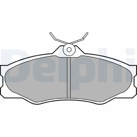 Brake Pad Set, disc brake DELPHI LP548