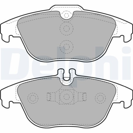 Brake Pad Set, disc brake DELPHI LP2029