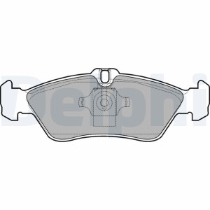 Brake Pad Set, disc brake DELPHI LP1596