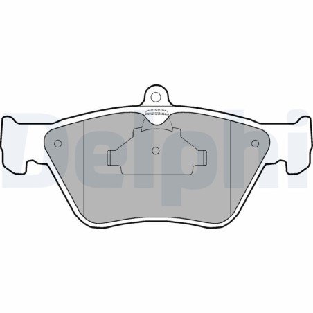 Brake Pad Set, disc brake DELPHI LP873