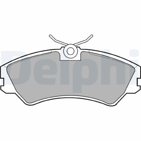 Brake Pad Set, disc brake DELPHI LP668