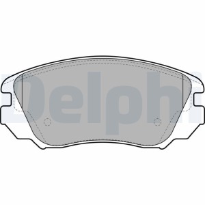 Σετ τακάκια, δισκόφρενα DELPHI LP2080