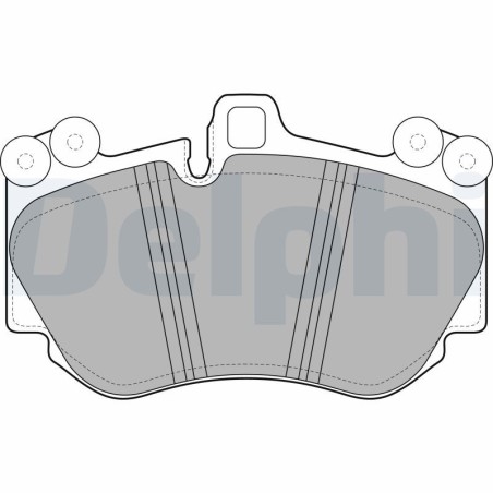 Brake Pad Set, disc brake DELPHI LP2116