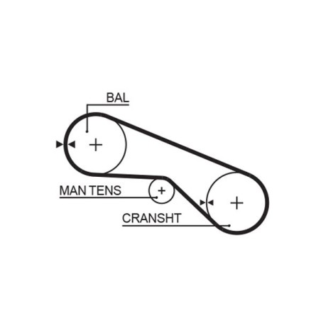 Timing Belt GATES 5025