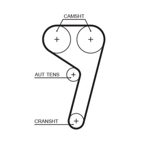 Timing Belt GATES 5669XS