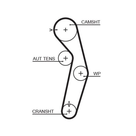 Timing Belt GATES 5445XS