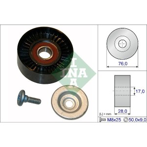 Deflection/Guide Pulley, V-ribbed belt INA 532064810