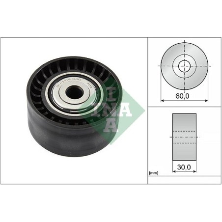 Deflection/Guide Pulley, V-ribbed belt INA 532053410