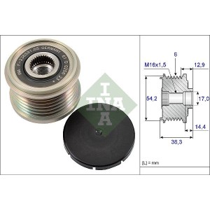 Alternator Freewheel Clutch INA 535019410