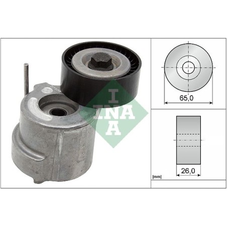 Belt Tensioner, V-ribbed belt INA 534040410