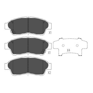 Σετ τακάκια, δισκόφρενα KAVO PARTS KBP-9005