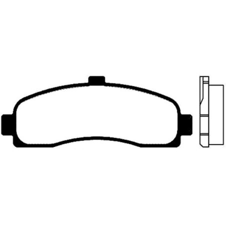 Brake Pad Set, disc brake KAVO PARTS BP-6525