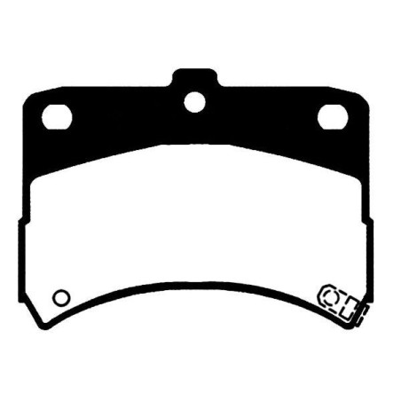 Brake Pad Set, disc brake KAVO PARTS BP-1513