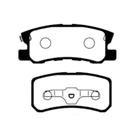 Brake Pad Set, disc brake KAVO PARTS BP-5531