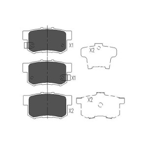 Σετ τακάκια, δισκόφρενα KAVO PARTS KBP-2008