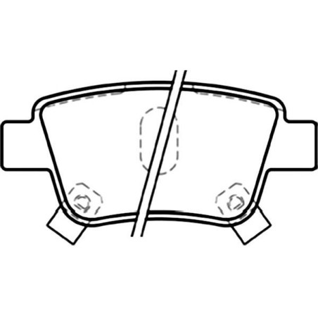 Brake Pad Set, disc brake KAVO PARTS BP-9083