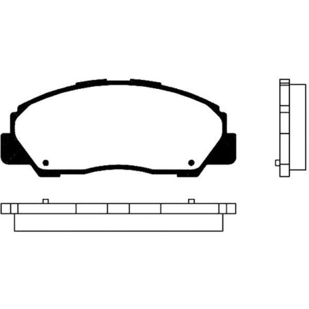 Brake Pad Set, disc brake KAVO PARTS BP-1506