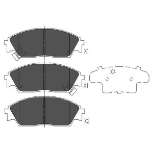 Σετ τακάκια, δισκόφρενα KAVO PARTS KBP-2022