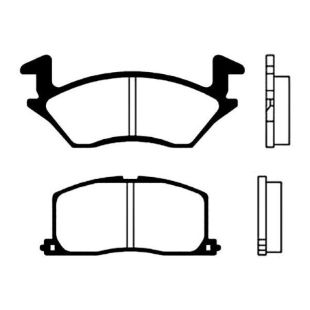 Brake Pad Set, disc brake KAVO PARTS BP-9017