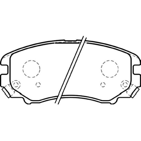 Brake Pad Set, disc brake KAVO PARTS BP-3024