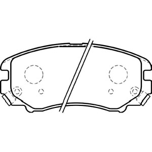 Σετ τακάκια, δισκόφρενα KAVO PARTS BP-3024