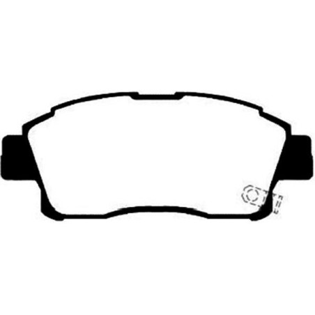 Brake Pad Set, disc brake KAVO PARTS BP-9061