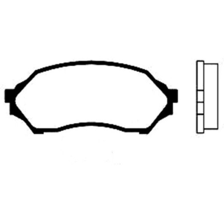 Brake Pad Set, disc brake KAVO PARTS BP-4532