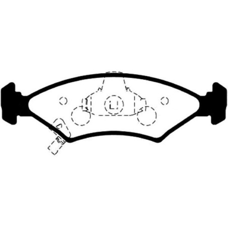 Σετ τακάκια, δισκόφρενα KAVO PARTS BP-4006