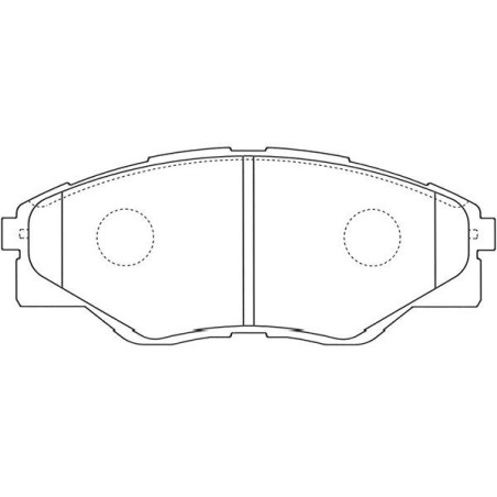 Brake Pad Set, disc brake KAVO PARTS BP-9145